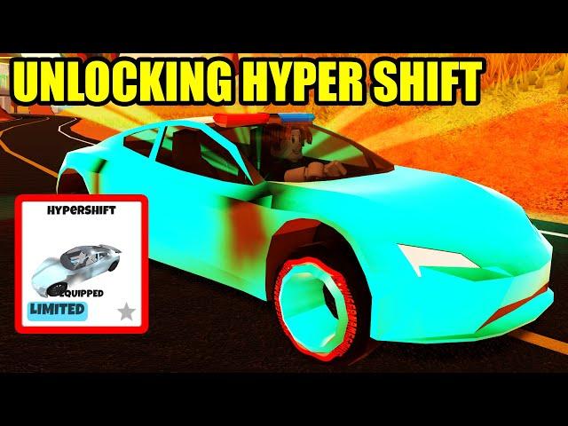 i FINALLY got Hyper Shift... | Roblox Jailbreak