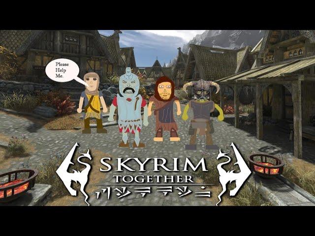 Skyrim but there are 3 other dragonborn (Skyrim together reborn)