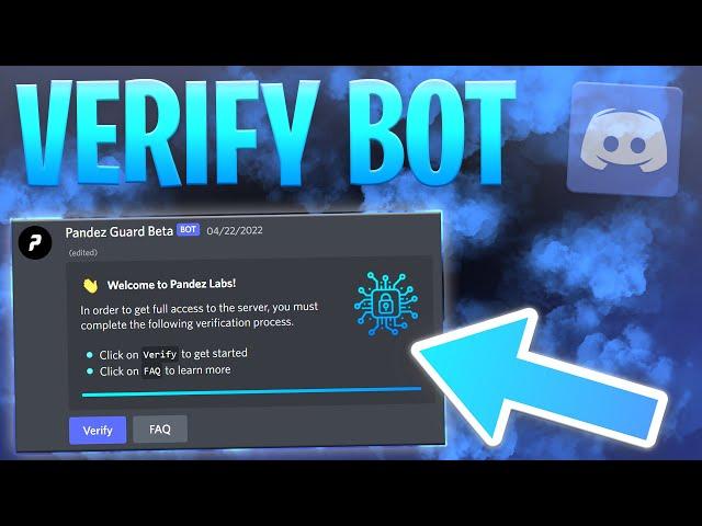 How To Set Up Discord Verification System Bot | Pandez Guard Beta Tutorial