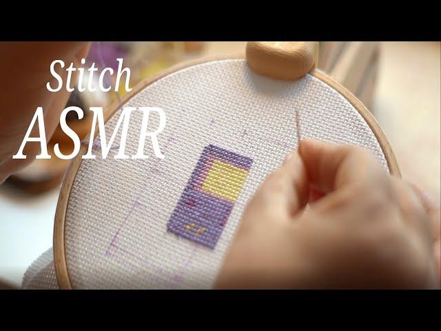 ASMR | Embroidery Cross Stitch | ASMR relaxation, no talking, no music