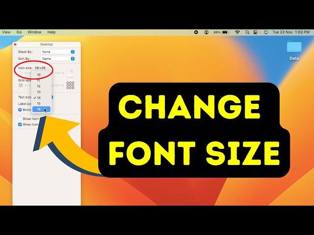 How to Increase Font Size in Macbook Air/ Pro or iMac