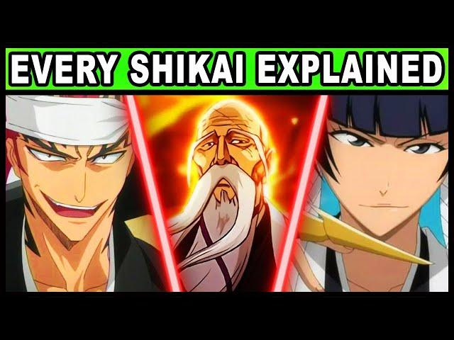 Every Shikai in Bleach and Their Powers Explained! (All Shikai Users)