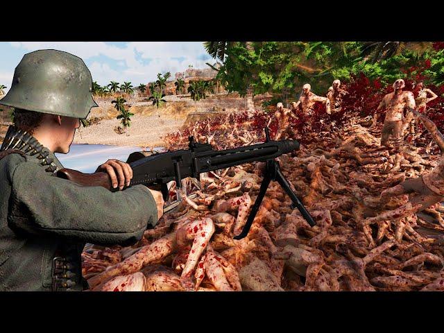 Can an MG-42 Hold a Bridge VS 4 MILLION ZOMBIES!? - UEBS 2 Ultimate Epic Battle Simulator 2