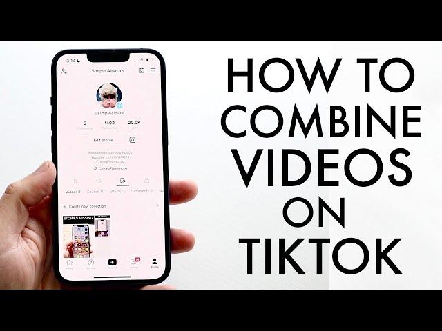 How To Combine Videos On TikTok! (2022)