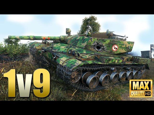 BZ-176: Alone versus 9 - World of Tanks