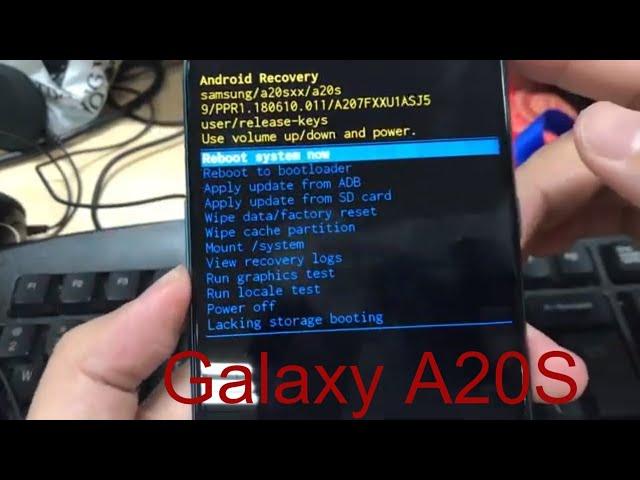 Samsung Galaxy A20S Hard reset