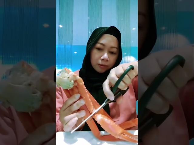 Mukbang ceker kepiting #asmrvideo #food #astrieformosa