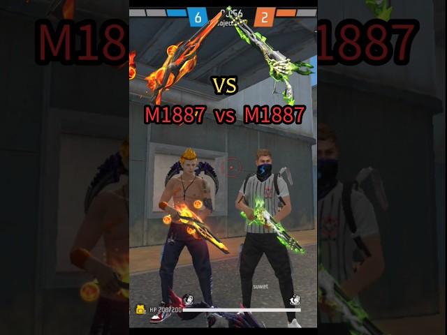 M1887- INCEMDIUM BRUST VS HAND OF HOPE WHICH IS THE BEST SKIN IN FREE FIRE #ytshort #m1887 #viral