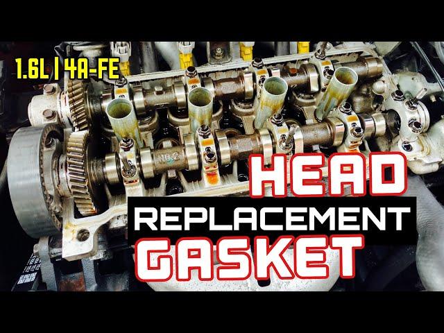 93-97 Toyota Corolla 1.6L Head Gasket Replacement | 4A-FE | Bundys Garage