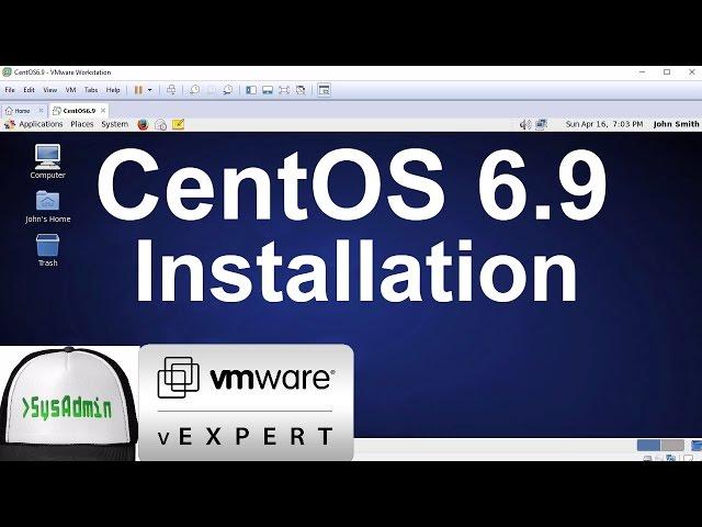 CentOS 6.9 Installation + VMware Tools on VMware Workstation [2017]