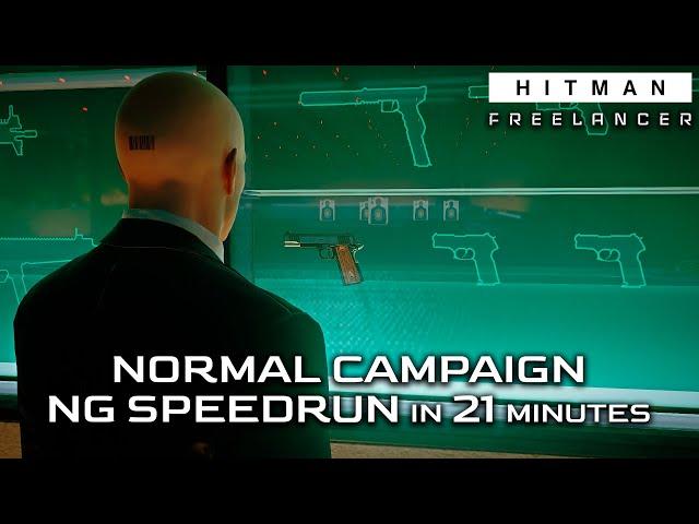 Freelancer Campaign New Game Any% Speedrun in 21:00 - HITMAN WoA