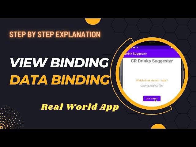 How to do View Binding & Data Binding in Android