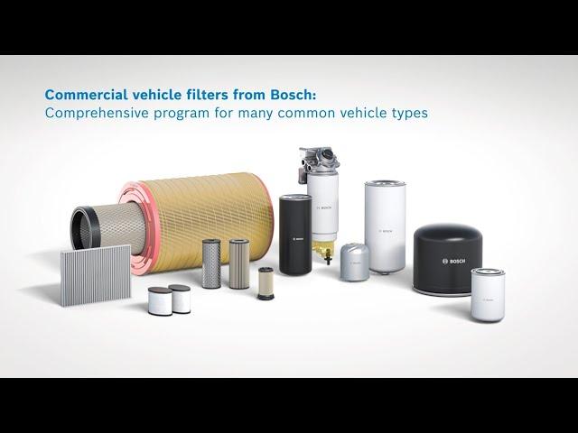 Commercial Vehicle Filters from Bosch