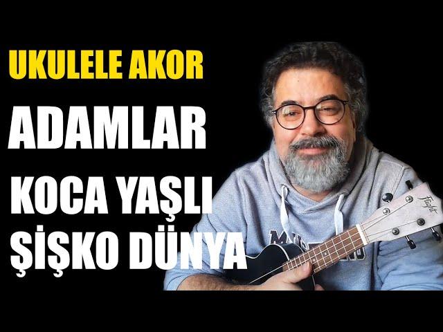 Adamlar - Koca yaşlı şişko dünya ( Ukulele Akorları )