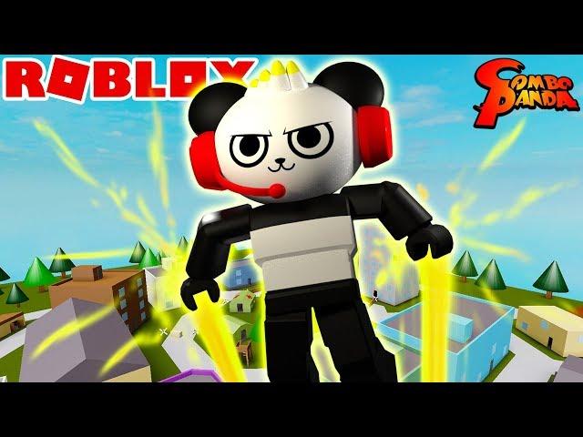 Roblox SUPERHERO COMBO PANDA with 1,000,000,000 Power ! Let's Play Roblox Power Simulator