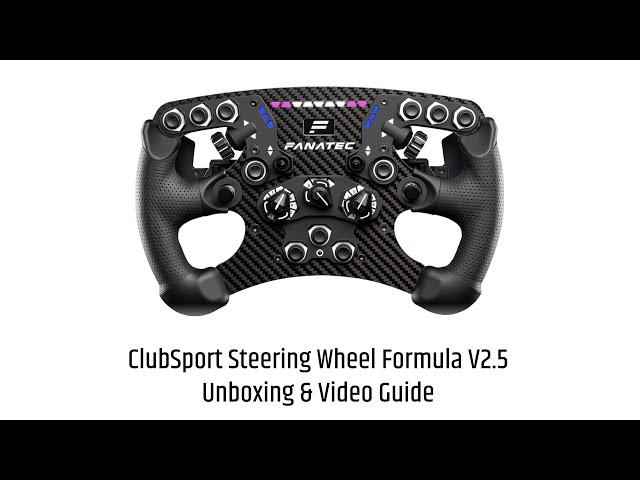 ClubSport Steering Wheel Formula V2.5 Unboxing & Video Guide