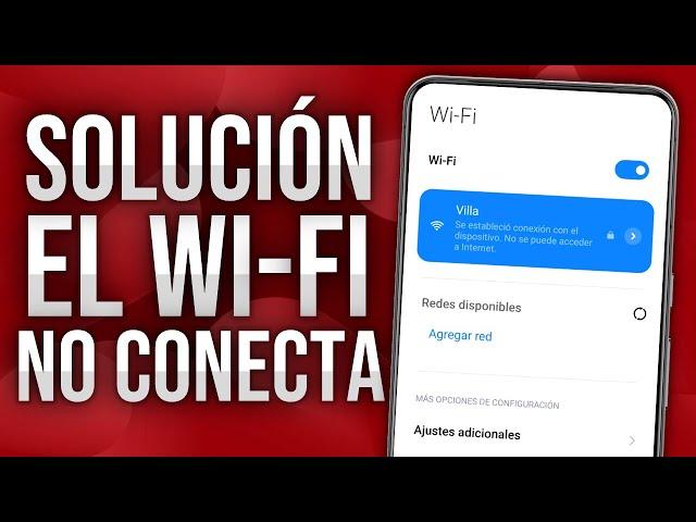 Mi celular no se conecta a WiFi  No agarra WiFi  Se corta el WiFi