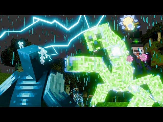 Warden vs Mutant Creeper  -EPIC FINAL BATTLE-   (Minecraft Animation)