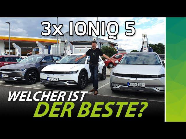 Hyundai IONIQ 5: drei Varianten im großen Vergleich | Reichweite & Aufladen