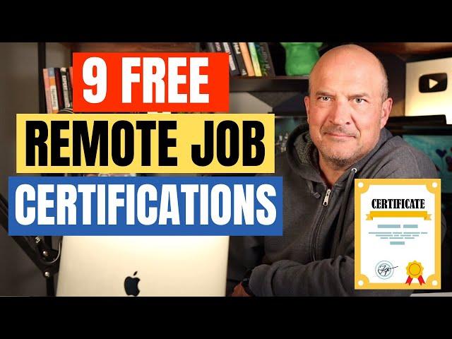 9 FREE Remote Job Certifications Every Resume Needs in 2024