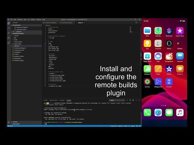 Run {N} app on iOS from Windows