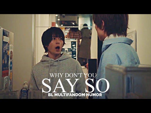 why don't you say so || bl multifandom