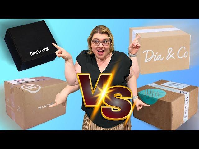 Unboxing Match, Style Subscription SHOWDOWN | Stitch Fix vs. Wantable vs. DAILYLOOK vs. Dia & Co