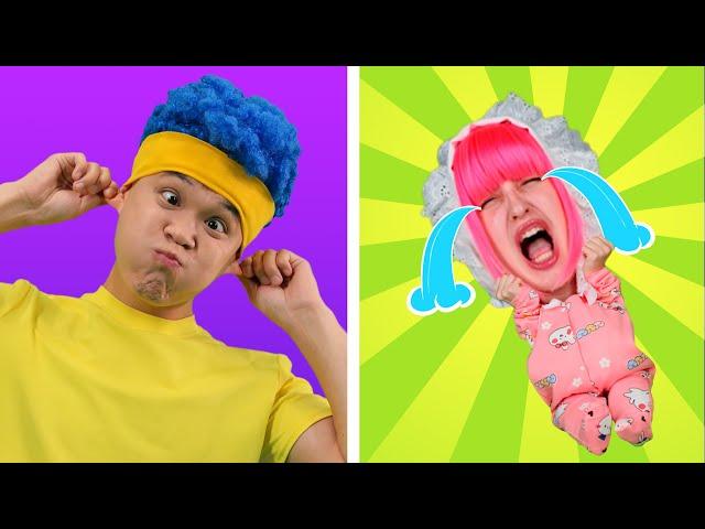 Cha-Cha, Chiky & Boom-Boom's Day with Baby Lya-Lya | D Billions Kids Songs