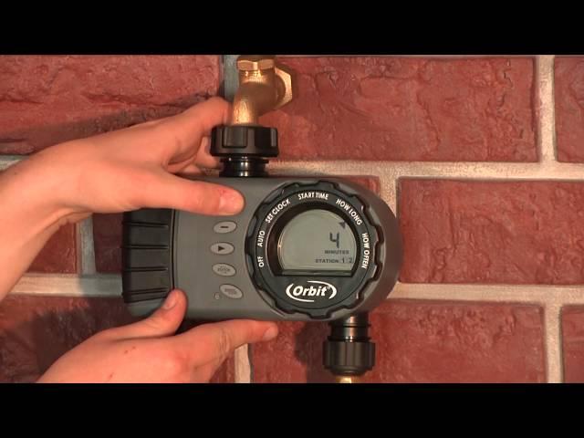 How To Program An Orbit 2-Outlet Hose Faucet Timer (24713)