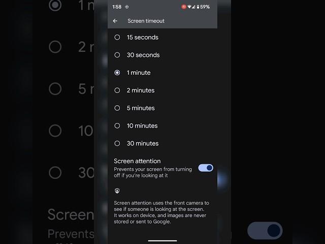 How to Enable Screen Attention Google Pixel 7 Pro, Pixel 7, Pixel 7a, Pixel 6 Pro, Pixel 6a #shorts