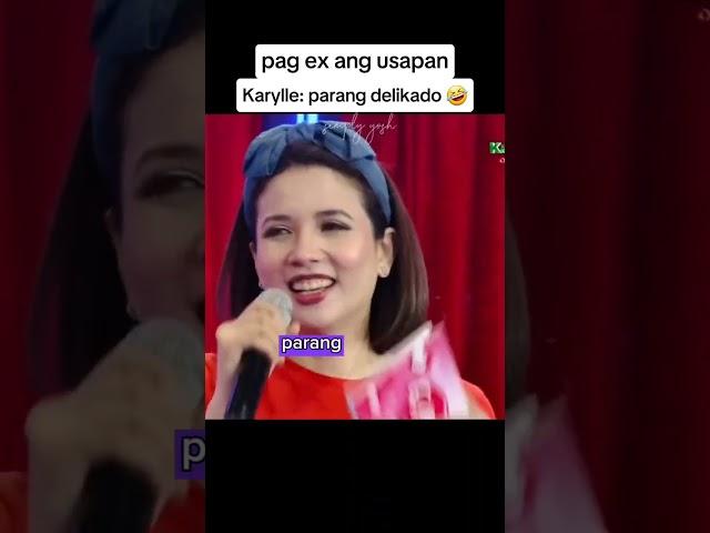 sagot ni karylle pag ex ang pag usapan panoorin! #itsshowtime #shorts