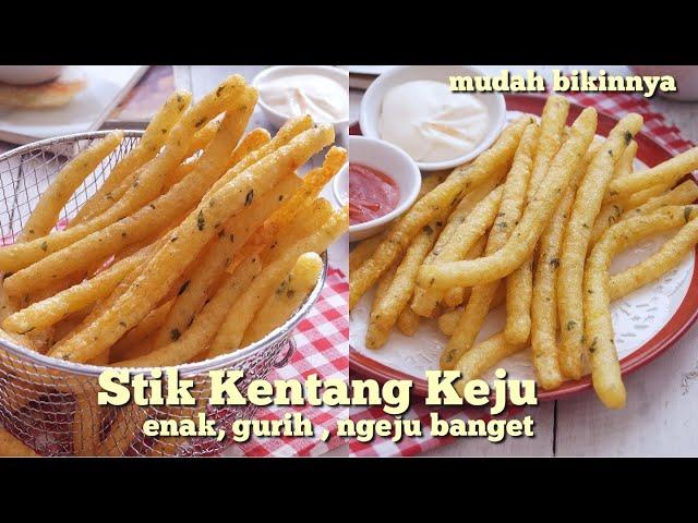 Cara membuat Stik Kentang Keju│renyah dan gurih