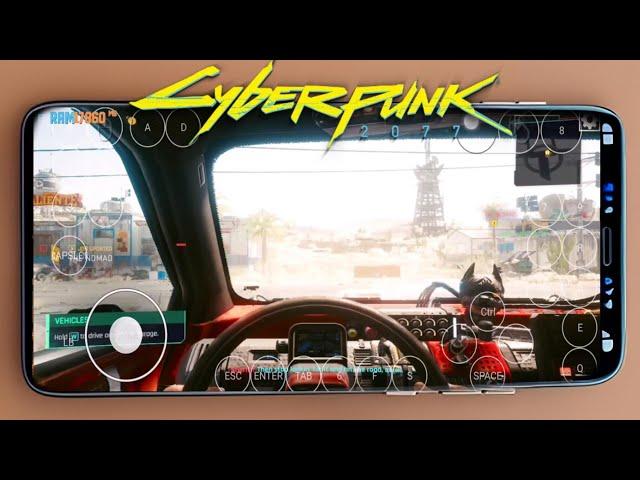 Cyberpunk 2077 Test on Mobile in Mobox Emulator