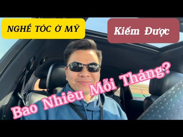 Nghề Cắt Tóc Nam ở Mỹ đủ sống không?