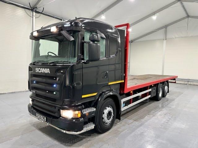 SF09 FMG - Scania R480 6x2 Sleeper Cab Flatbed | Law Truck Centre UK