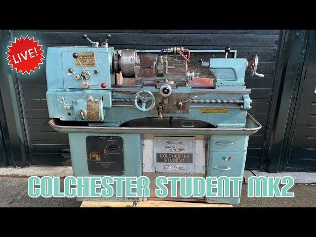 Colchester Student MK2 Power Feed Lathe with Accessoires