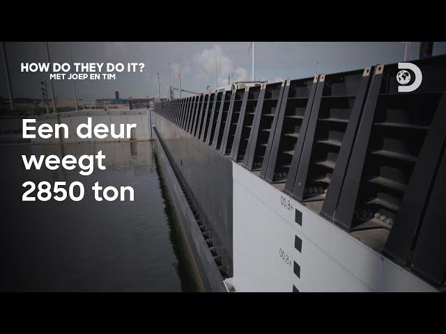 De grootste zeesluis ter wereld bevindt zich in Nederland. - How Do They Do It? met Joep en Tim