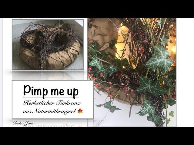 DIY: „Pimp me up“- Herbst Deko Idee - Upcycling / Deko Jana