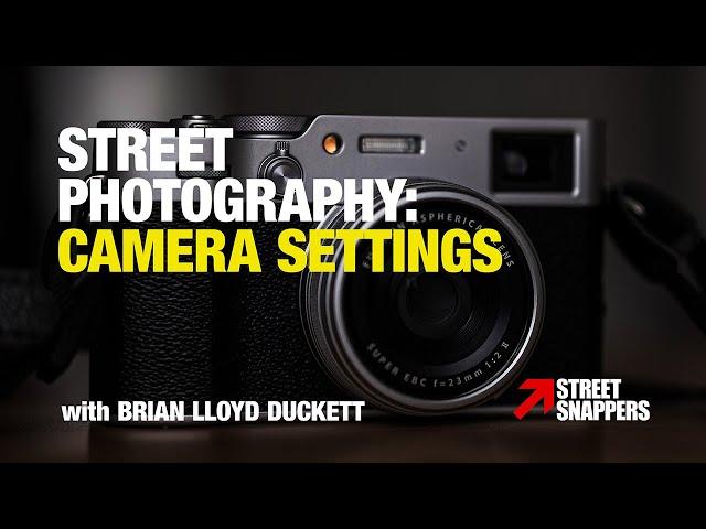 STREET PHOTOGRAPHY SETTINGS - how to set up your camera for street photography