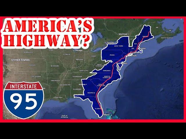 Why Interstate 95 is the BUSIEST Highway in America | What it's Like to Travel I-95