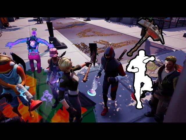 acting like a default  but having the rarest pickaxe in fortnite raiders revenge Party Royale