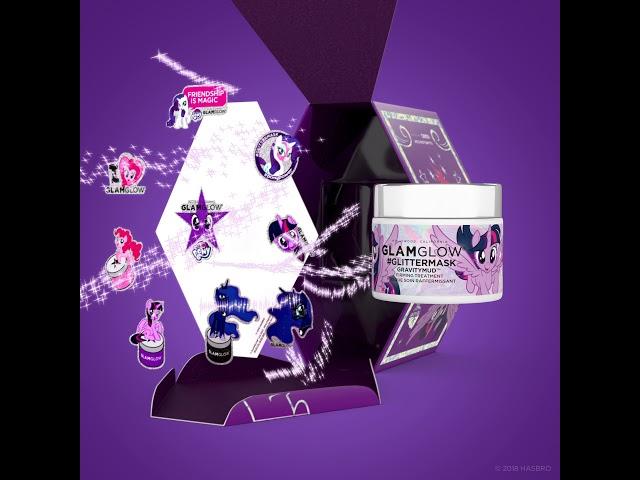 GLAMGLOW® x My Little Pony #GLITTERMASK GRAVITYMUD™ Firming Treatment - Twilight Sparkle