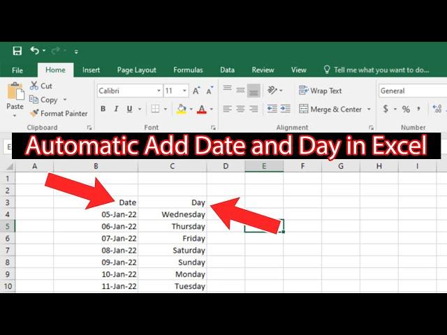 Date format with day of week in excel 2016 2019 2013 2010