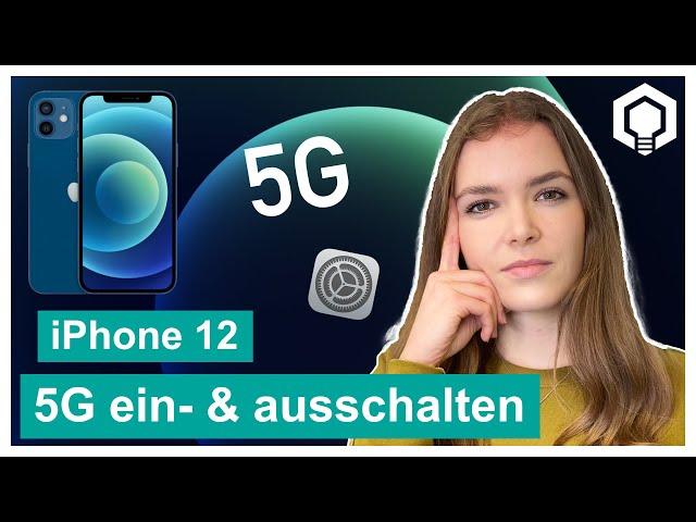 iPhone 12 5G einstellen  iPhone 12 5G ein- und ausschalten