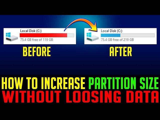 How to increase Hard Disk Drive Size in Windows 7 8 and 10 | Disk Management Tutorial | 2017