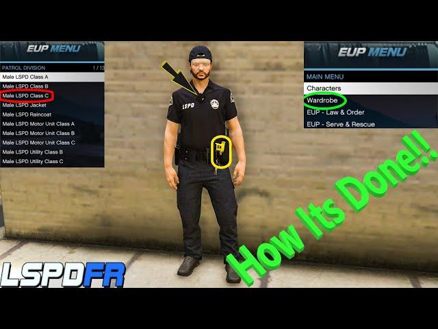 How To Install EUP Police Uniforms! | #PoliceAcademy | #criminaljusticeyoutube