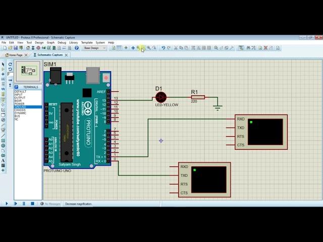 RFID Simulation in proteus with Arduino