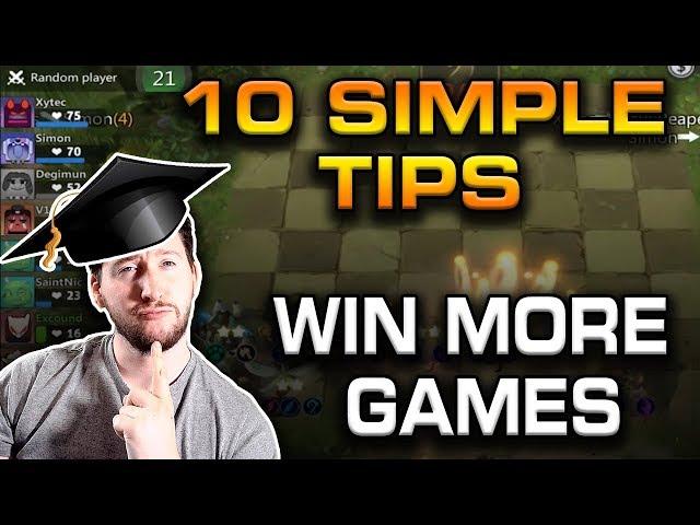 10 SIMPLE TIPS to help you GET BETTER at AUTO CHESS | Auto Chess Mobile