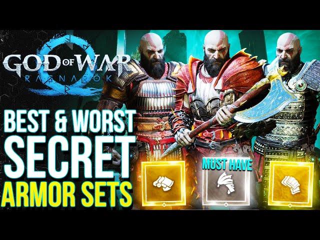 God of War Ragnarok - 13 Of The Best EARLY & END GAME Armors You Don't Want To Miss!