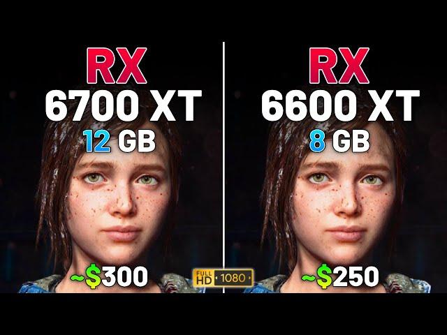 RX 6700 XT vs RX 6600 XT - Test in 12 Games in 2024